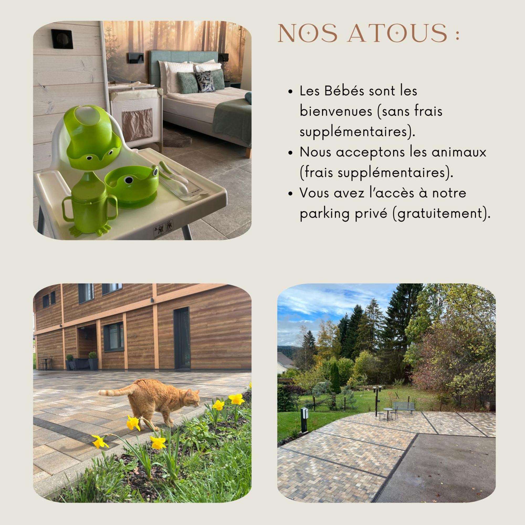 Notre Chalet - Boutique Hotel - En Couple - En Famille - En Groupe Les Fourgs Exterior foto